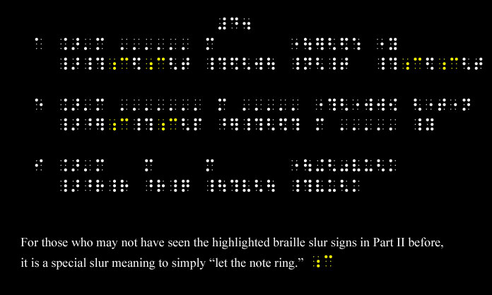 Braille for Part 2